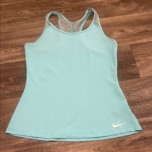 Nike Women's Light Blue Tank Top